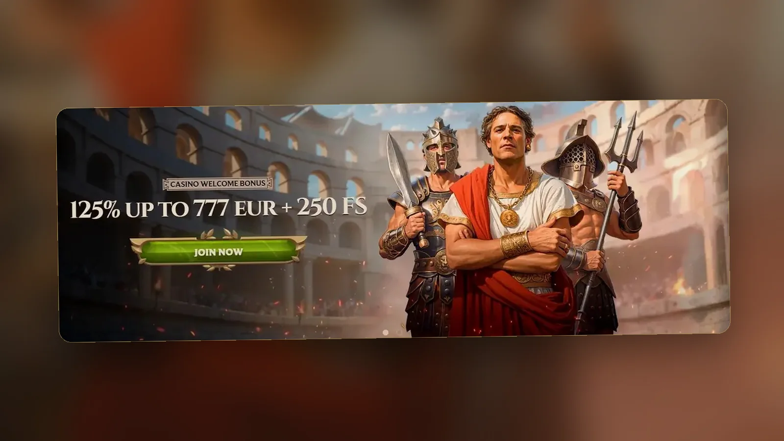 Pagina delle promozioni con i bonus attivi
